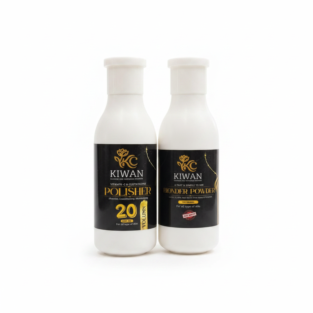 Kiwan Polisher & Blonder Powder - White Background Square