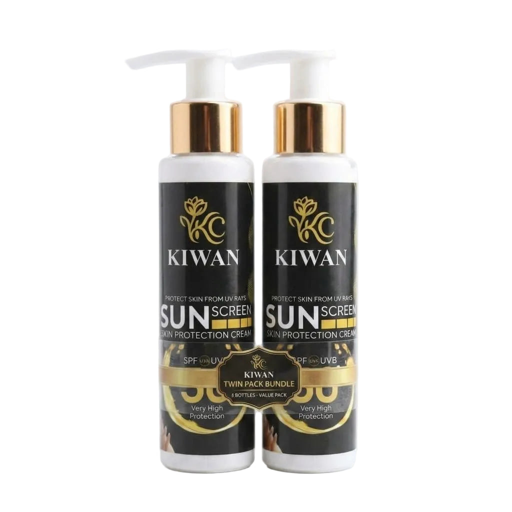 Kiwan SPF 50+ Sunscreen Twin Pack with UVA & UVB Protection