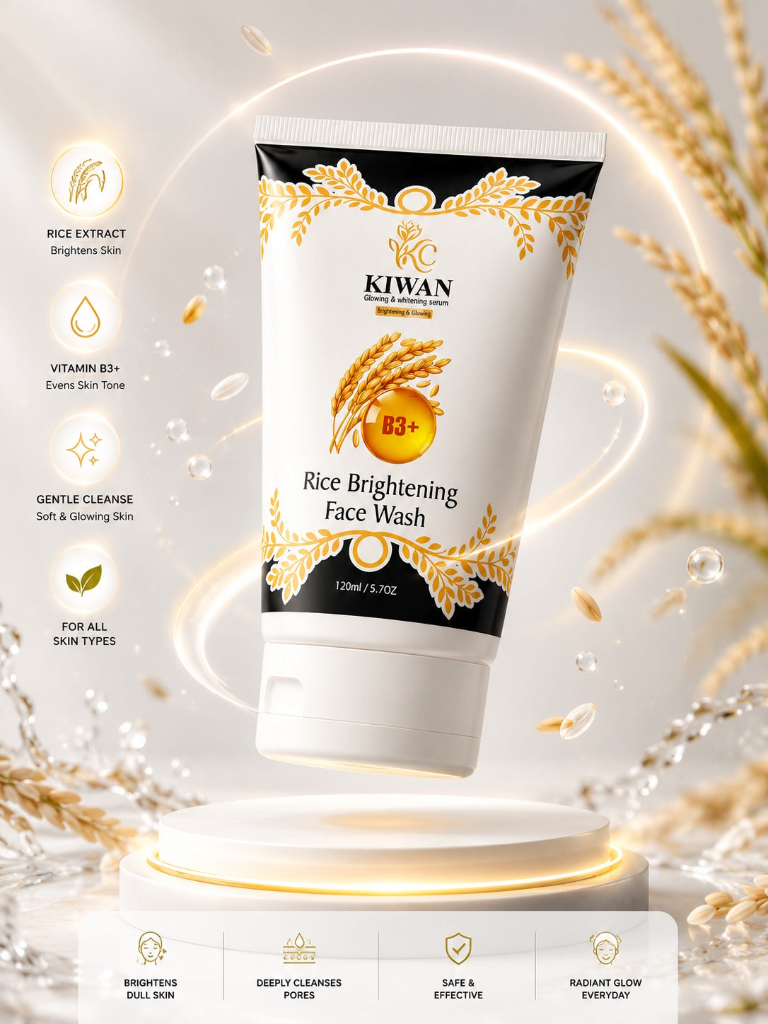 Kiwan Rice Face Wash